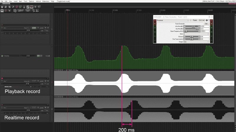 Reaper recording automation in real time