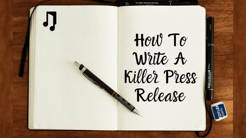 B ook open with the page saying How To Write a Killer Press Release