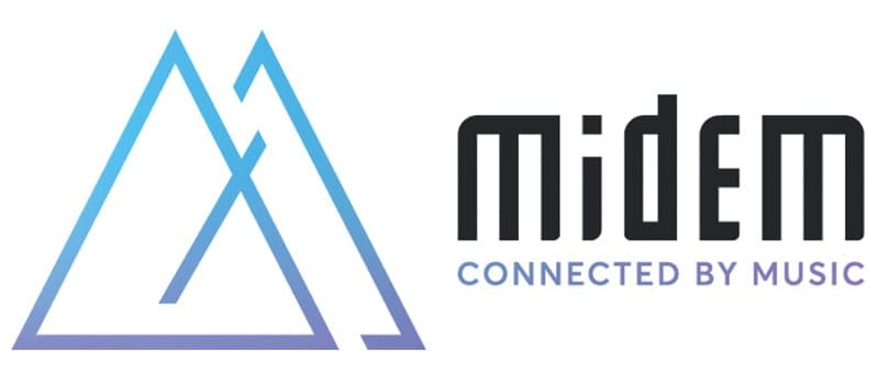 Midem Music Industry Conference connected by music logo based in France, Cannes, June each year