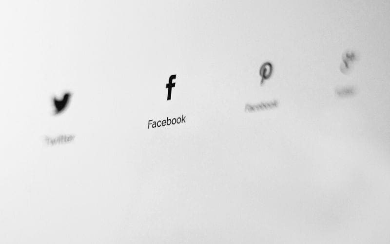 Social media platforms on a computer screen