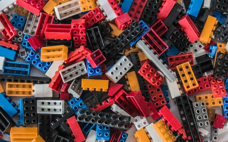 Structure lego pieces music