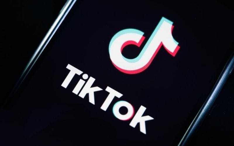 TIkTok logo on phone screen