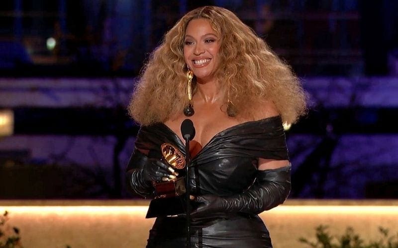 Grammy Winner Beyonce at the Grammys 2021