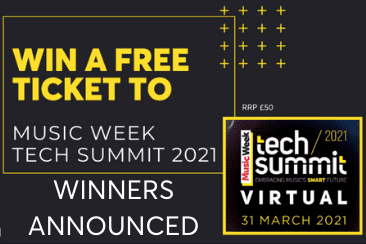 Music Week Tech Summit 2021 Giveaway Winners