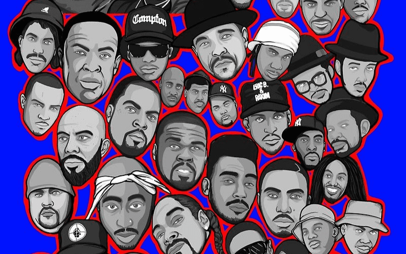 hip hop collage