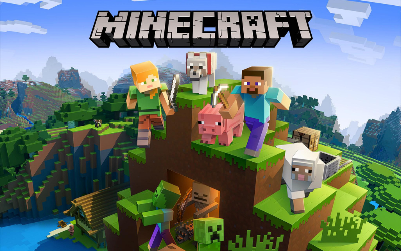 Minecraft Cover Art 2玩家PS4遊戲