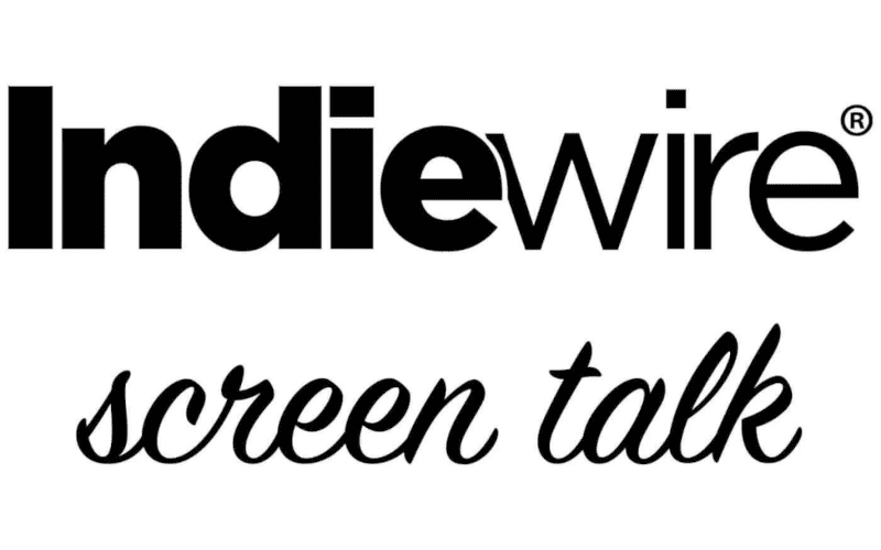 The IndieWire podcast 'Screen Talk' logo.