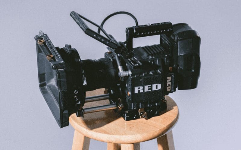 red film camera