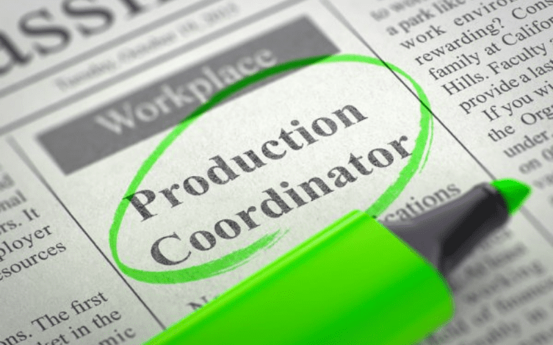 production coordinator jobs in paper