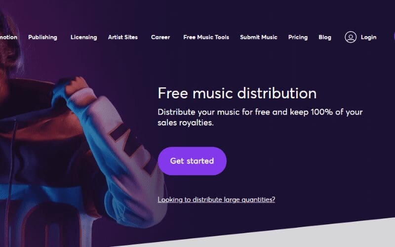 music gateway free distribution service 