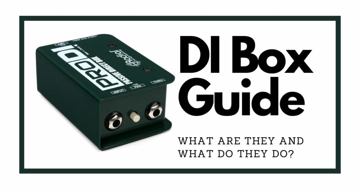 DI Box   What Is A DI Box   Мusic Gateway