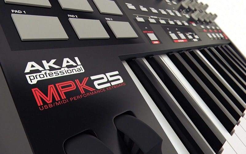 akai professional mpk25 USB MIDI keyboard
