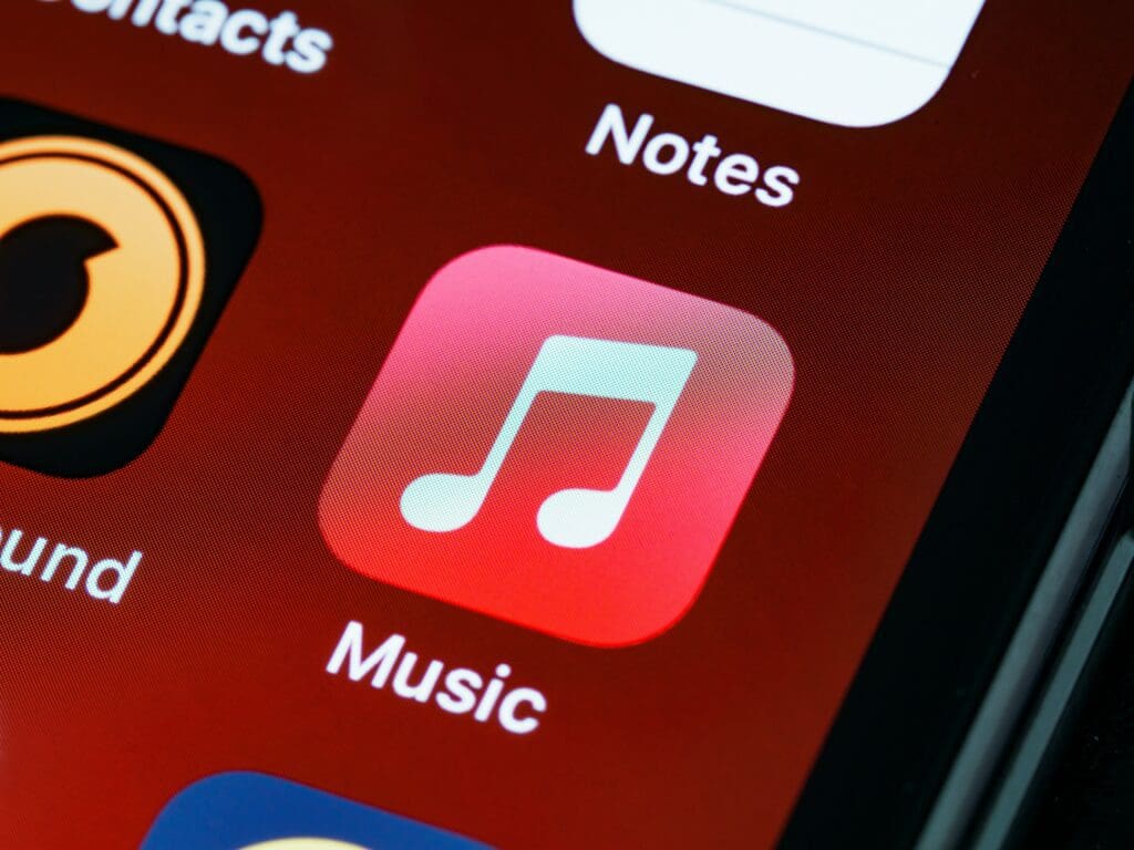 Apple Music App on a Smartphone
