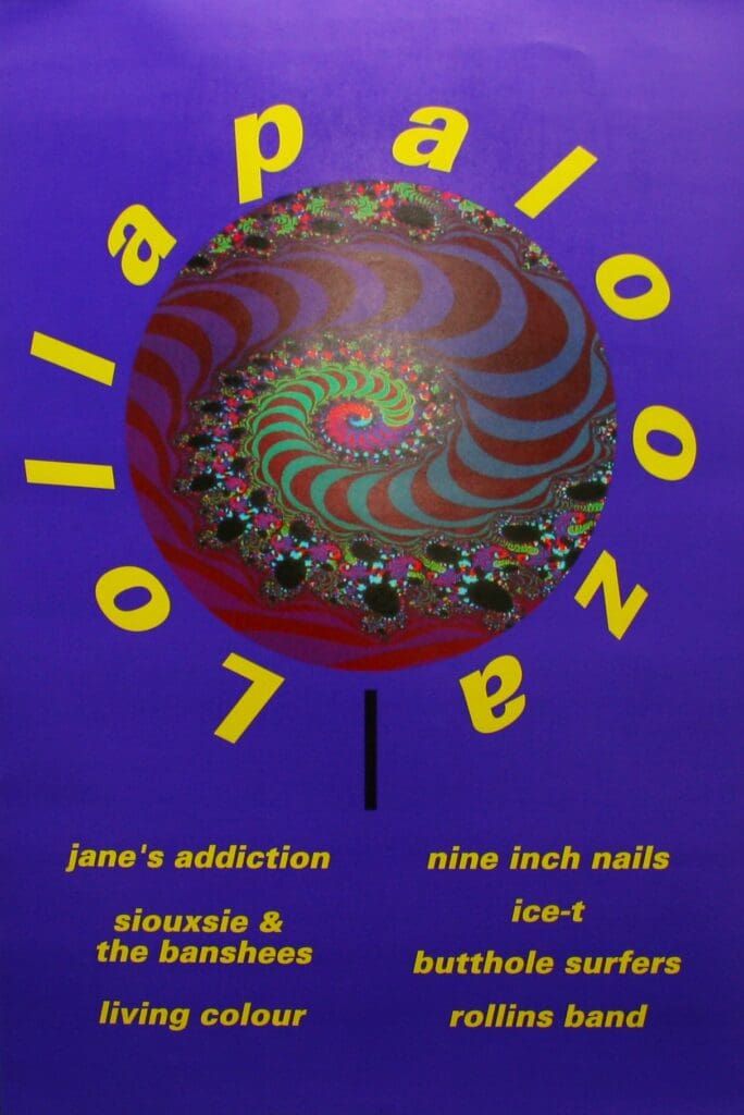 First ever Lollapalooza Flyer