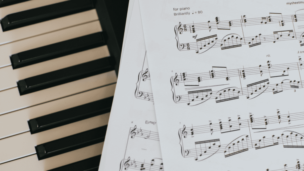 Sheet Music for Piano